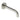 Hotbath Cobber CB7098 baduitloop 22,5 cm Geborsteld nikkel productfoto