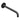 Hotbath Cobber CB7098 baduitloop 22,5 cm Gepolijst zwart PVD productfoto