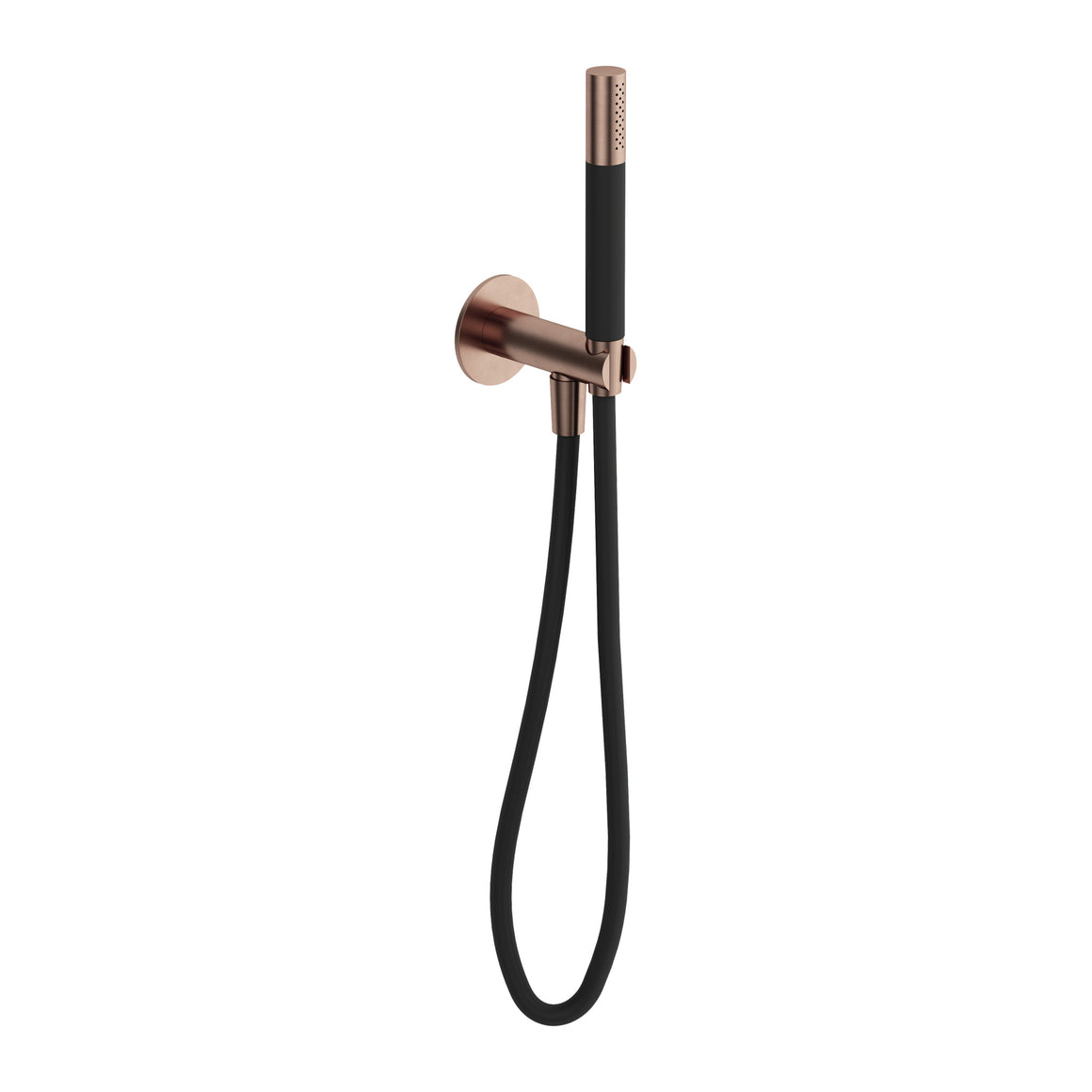 Hotbath Cobber CB7501 handdoucheset met wanduitlaat en doucheslang 150 cm Geborsteld koper PVD productfoto