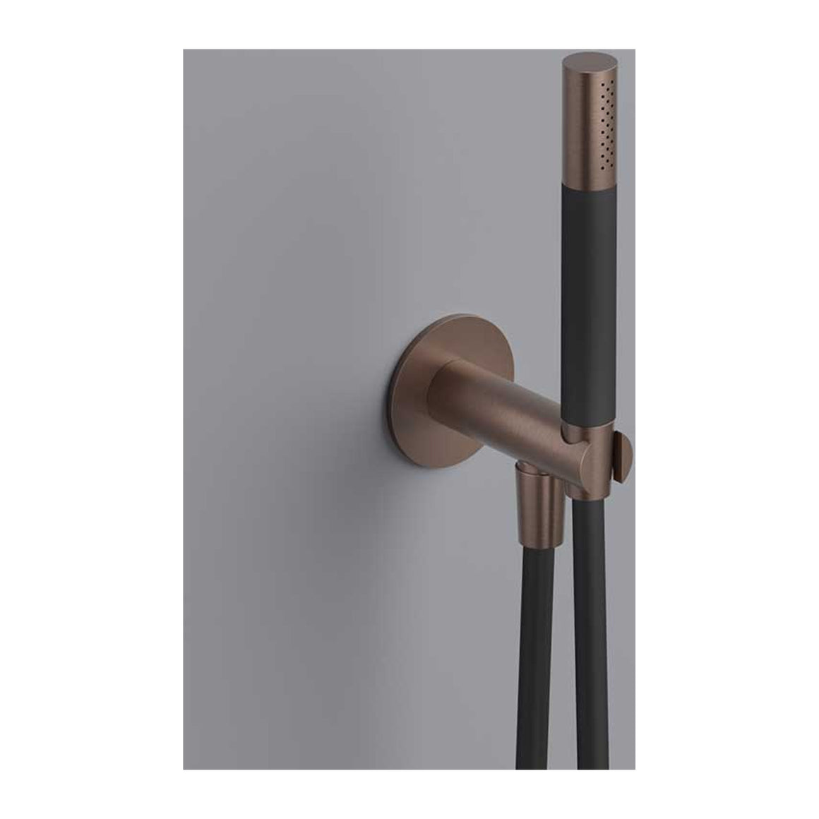 Hotbath Cobber CB7501 handdoucheset met wanduitlaat en doucheslang 150 cm Geborsteld messing PVD productfoto