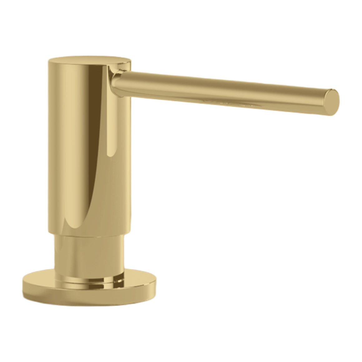 Hotbath Cobber CBA21 inbouw zeepdispenser Geborsteld messing productfoto (kleurimpressie)