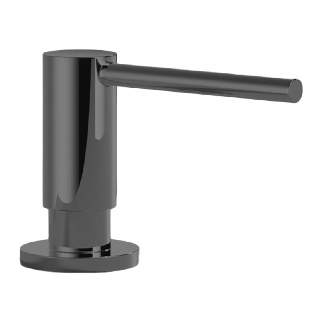 Hotbath Cobber CBA21 inbouw zeepdispenser Geborsteld zwart PVD productfoto (kleurimpressie)