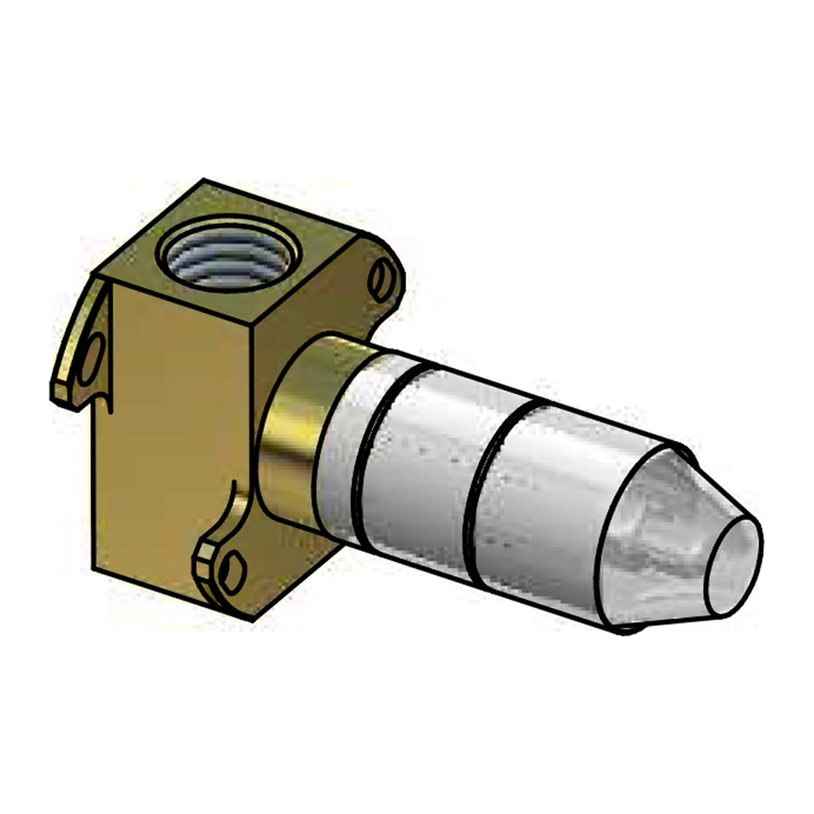 Hotbath Cobber HBCB010C inbouwdeel voor stopkraan koud water productfoto