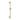 Hotbath Cobber M311 glijstang 90 cm Geborsteld messing PVD productfoto