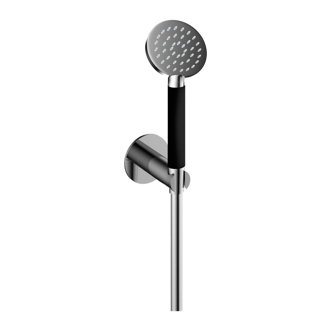 Hotbath Cobber M442 handdoucheset met wandhouder, wanduitlaat en doucheslang (ronde handdouche) Chroom productfoto