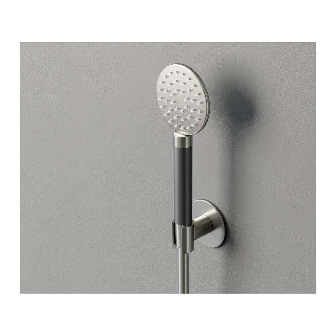 Hotbath Cobber M444 handdoucheset met wandhouder en doucheslang (ronde handdouche) Geborsteld koper PVD productfoto