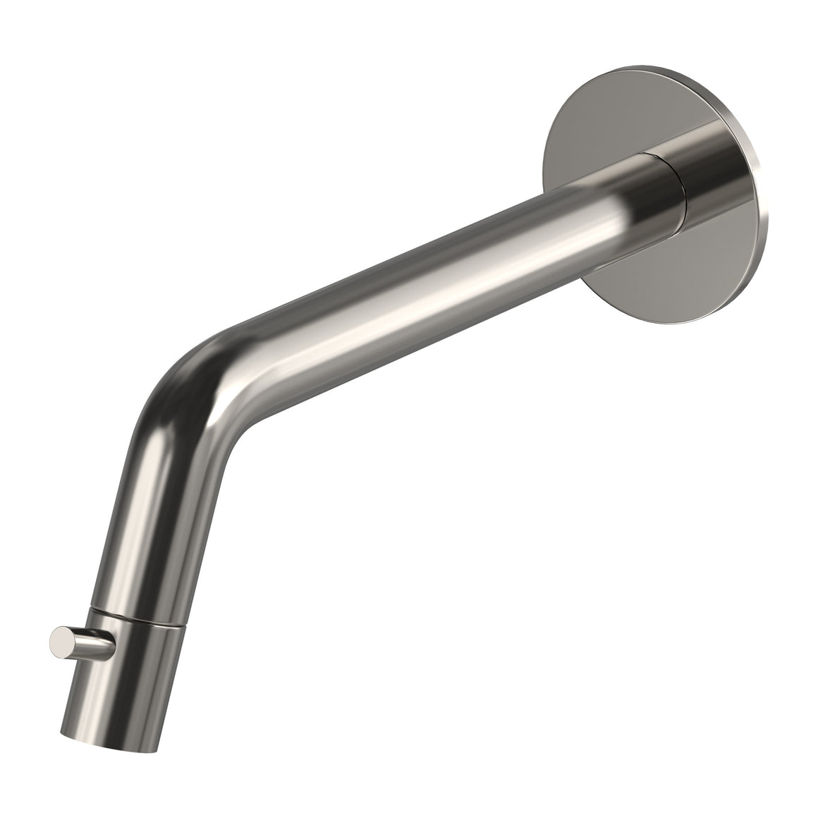 Hotbath Cobber UW001 fonteinkraan wandmodel, inkortbaar Geborsteld nikkel productfoto