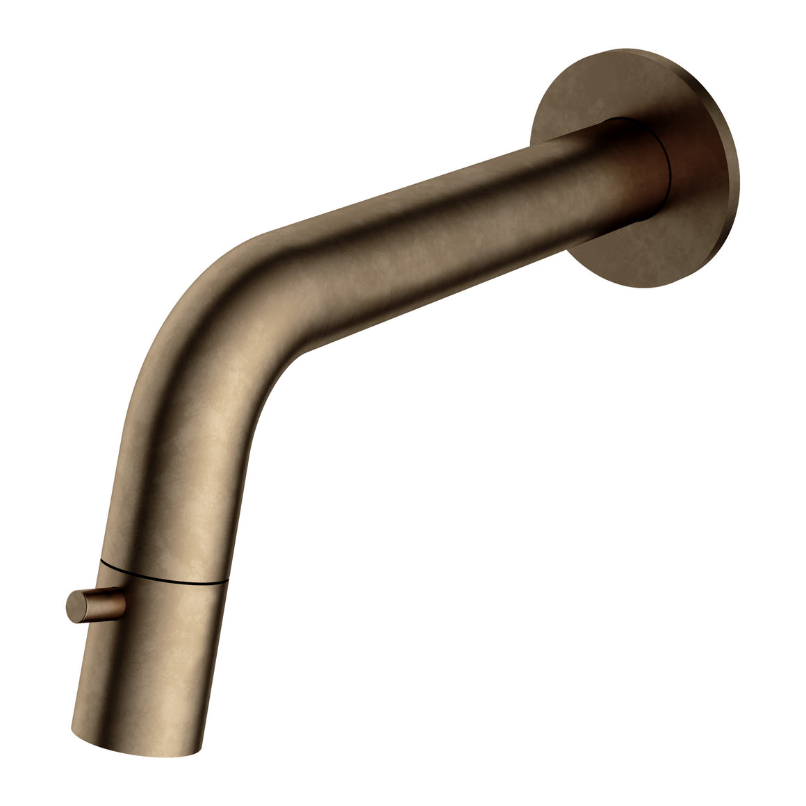 Hotbath Cobber UW001 fonteinkraan wandmodel, inkortbaar Verouderd messing productfoto