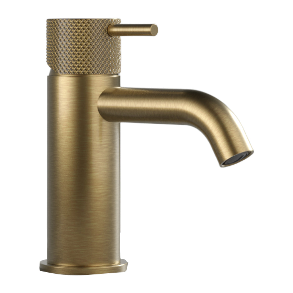Hotbath Cobber X CX003C wastafelmengkraan Geborsteld messing PVD productfoto