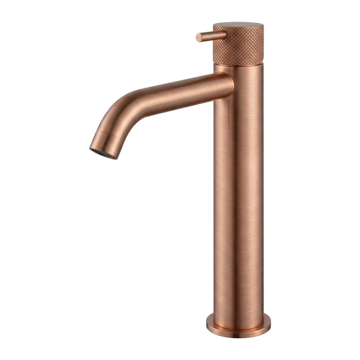Hotbath Cobber X CX003HC hoge wastafelmengkraan Geborsteld koper PVD productfoto