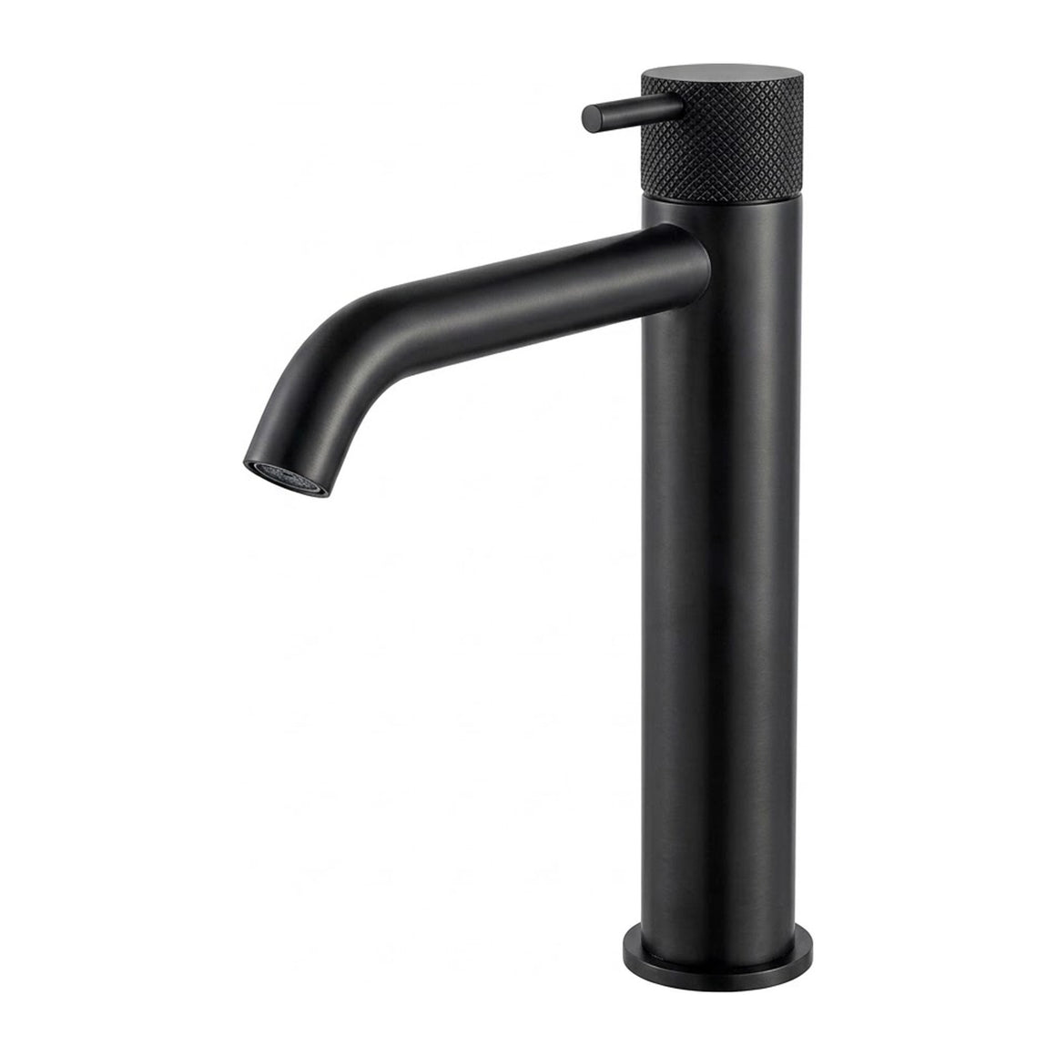 Hotbath Cobber X CX003HC hoge wastafelmengkraan Geborsteld zwart PVD productfoto