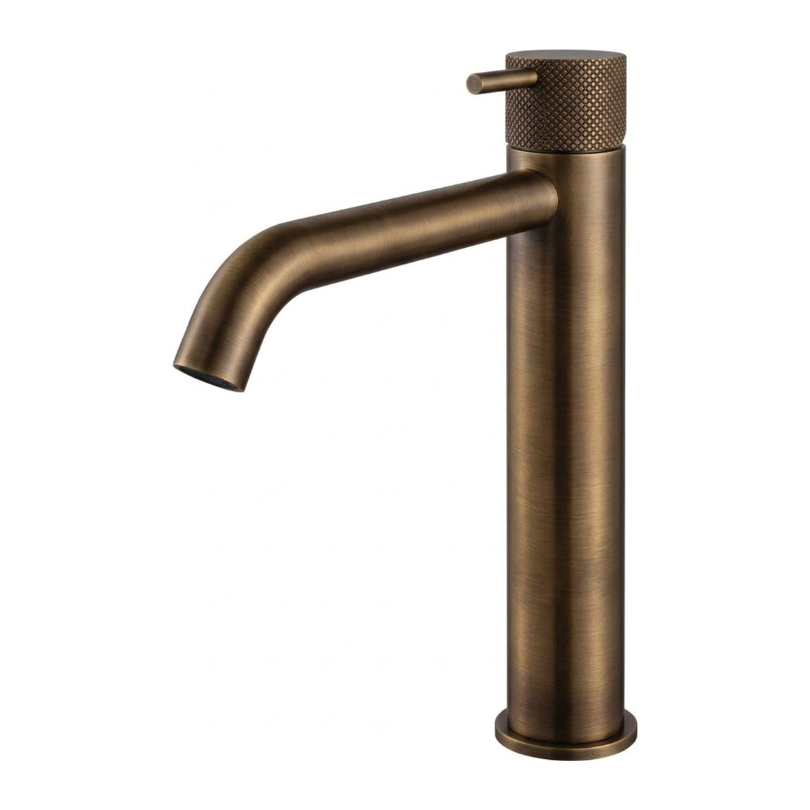 Hotbath Cobber X CX003HC hoge wastafelmengkraan Verouderd messing productfoto