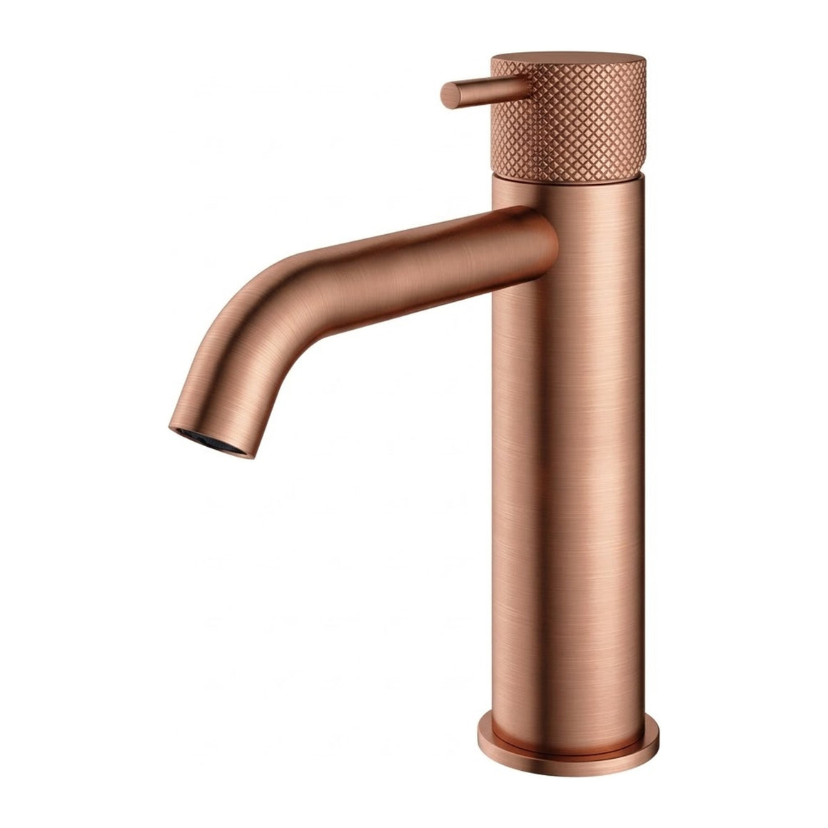 Hotbath Cobber X CX003MC halfhoge wastafelmengkraan Geborsteld koper PVD productfoto