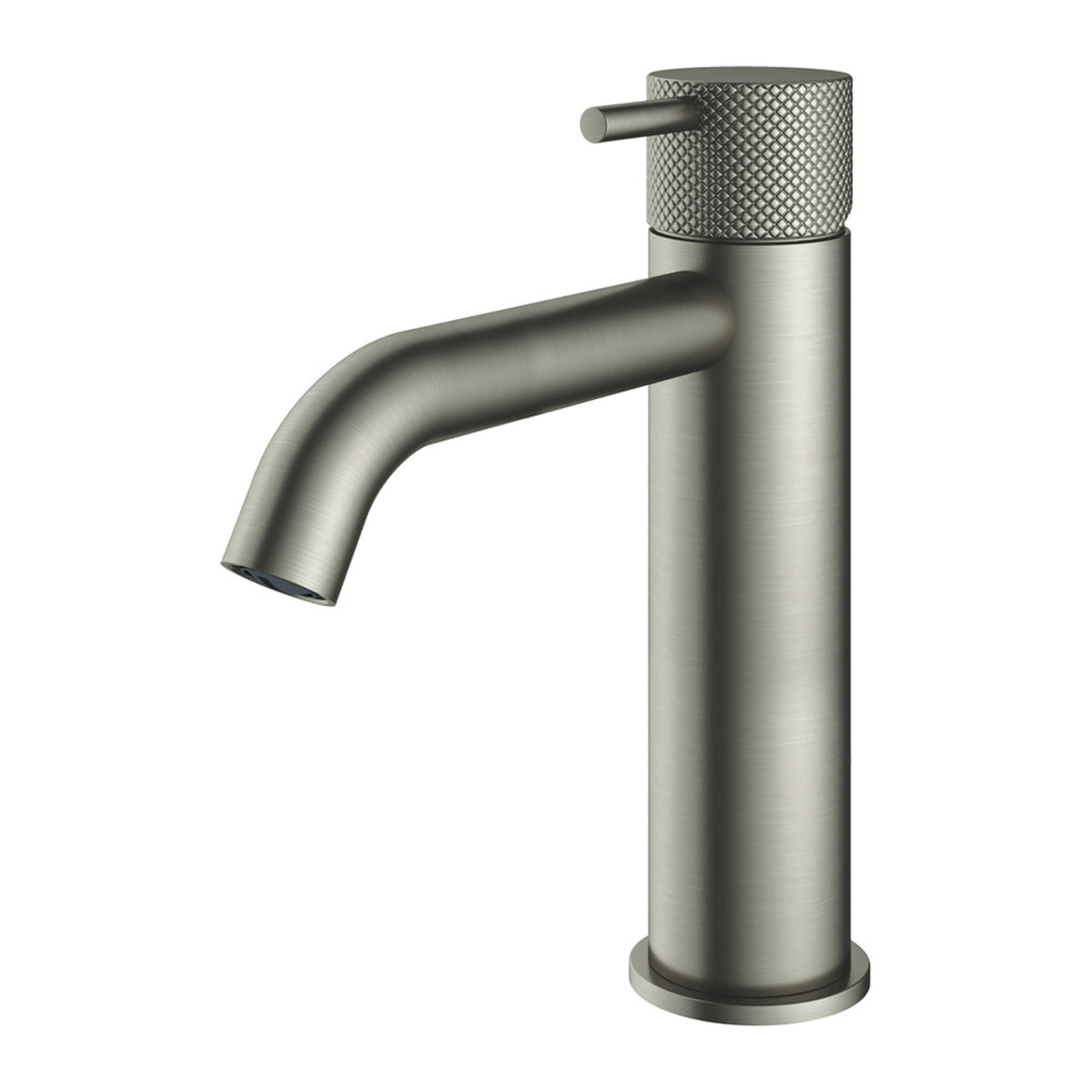 Hotbath Cobber X CX003MC halfhoge wastafelmengkraan Geborsteld nikkel productfoto