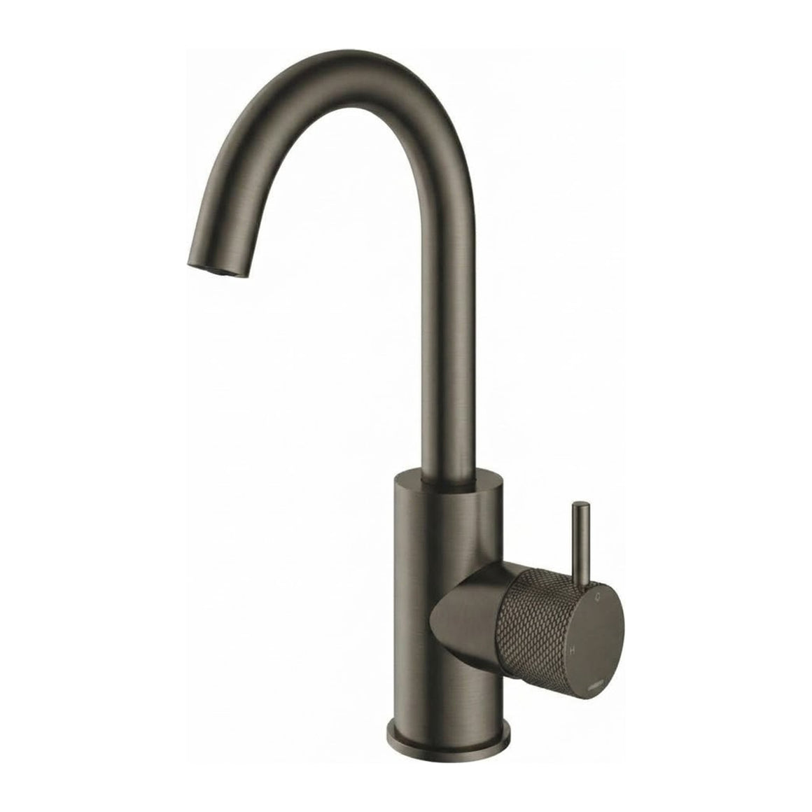 Hotbath Cobber X CX004 wastafelmengkraan met draaibare uitloop Verouderd ijzer productfoto