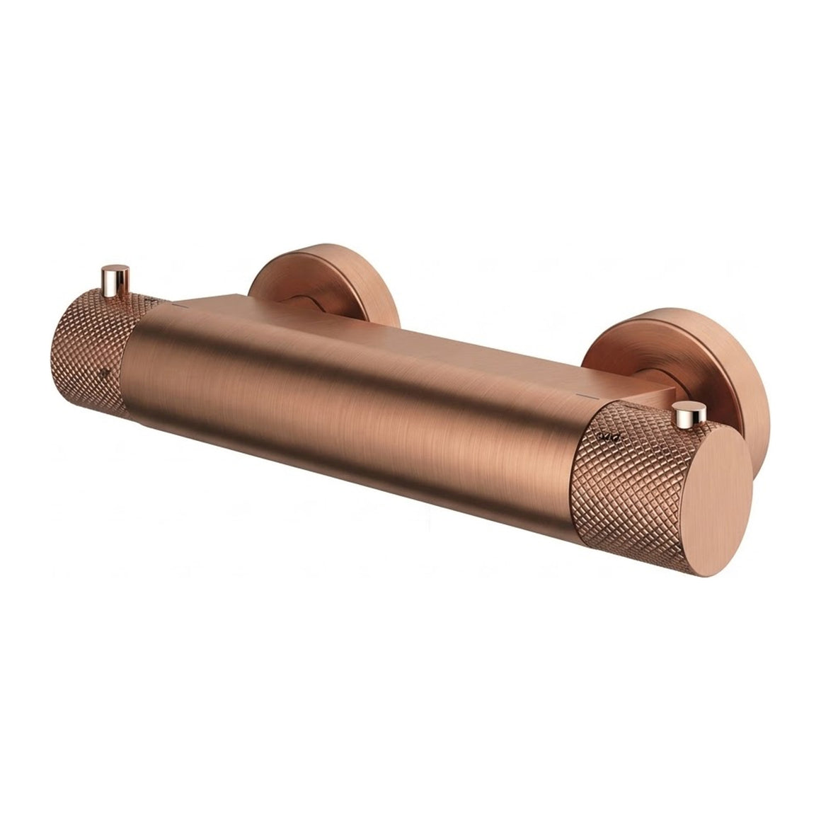 Hotbath Cobber X CX008 thermostatische douchemengkraan opbouw Geborsteld koper PVD productfoto