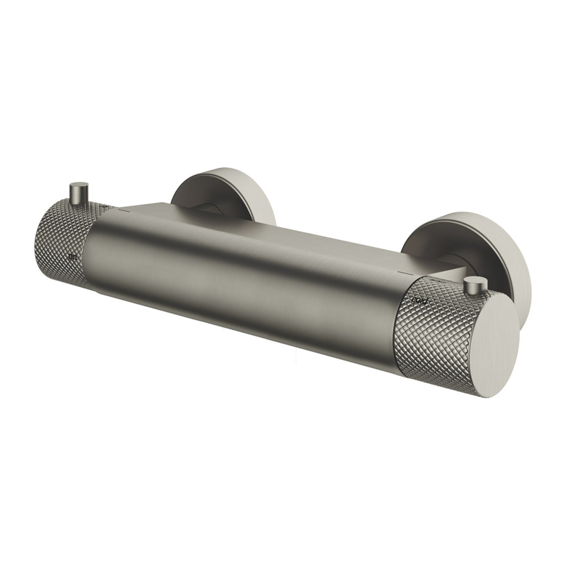 Hotbath Cobber X CX008 thermostatische douchemengkraan opbouw Geborsteld nikkel productfoto