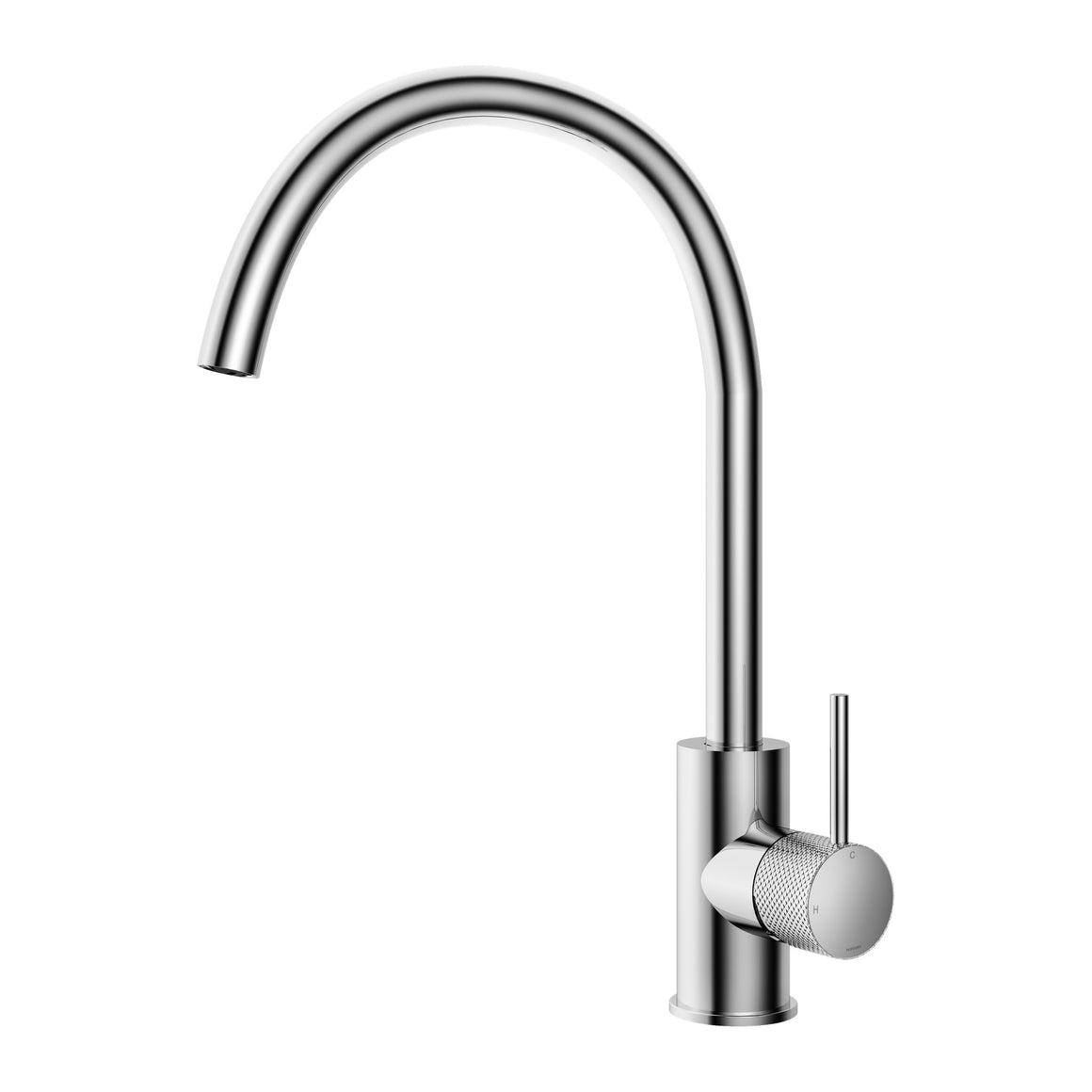 Hotbath Cobber X CX040 keukenmengkraan met draaibare gebogen uitloop Chroom productfoto
