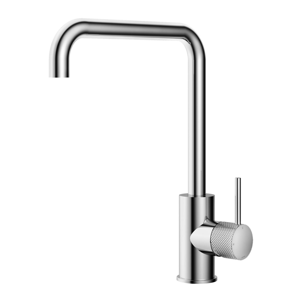 Hotbath Cobber X CX041 keukenmengkraan met draaibare rechte uitloop Chroom productfoto