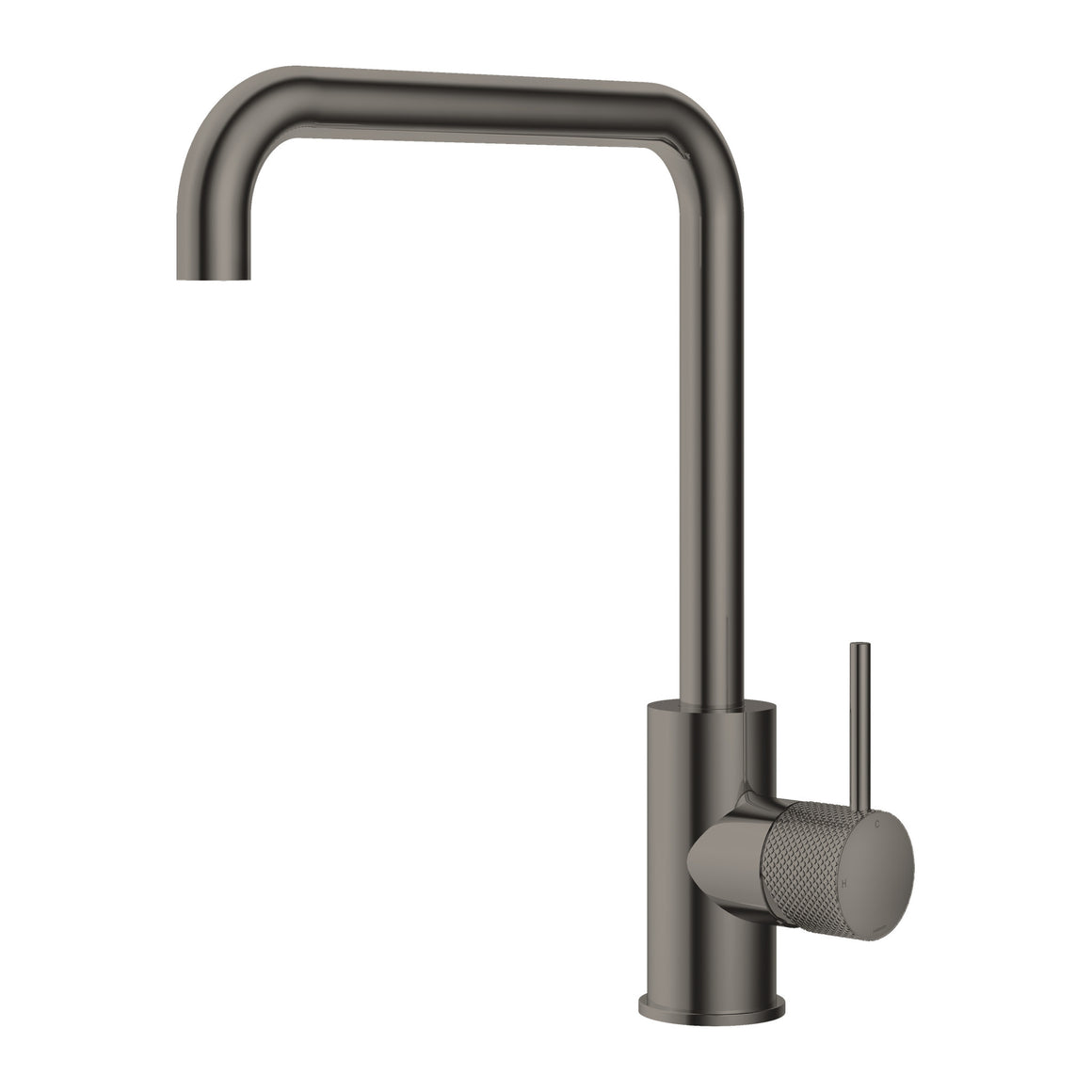 Hotbath Cobber X CX041 keukenmengkraan met draaibare rechte uitloop Verouderd ijzer productfoto (kleurimpressie)