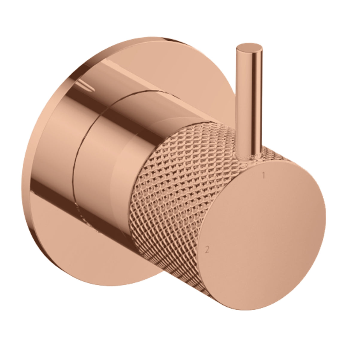 Hotbath Cobber X CX111 inbouw 2-weg omstel Geborsteld koper PVD productfoto (kleurimpressie)