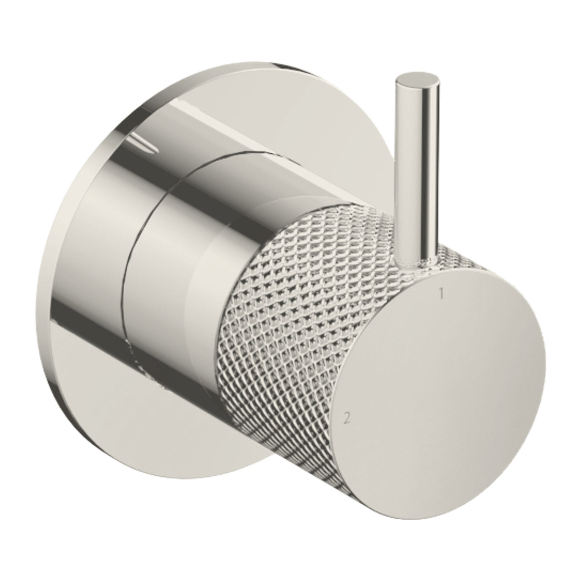 Hotbath Cobber X CX111 inbouw 2-weg omstel Geborsteld nikkel productfoto (kleurimpressie)