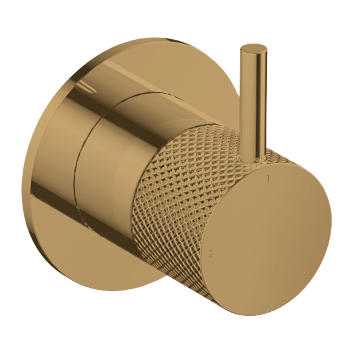 Hotbath Cobber X CX111 inbouw 2-weg omstel Verouderd messing productfoto (kleurimpressie)