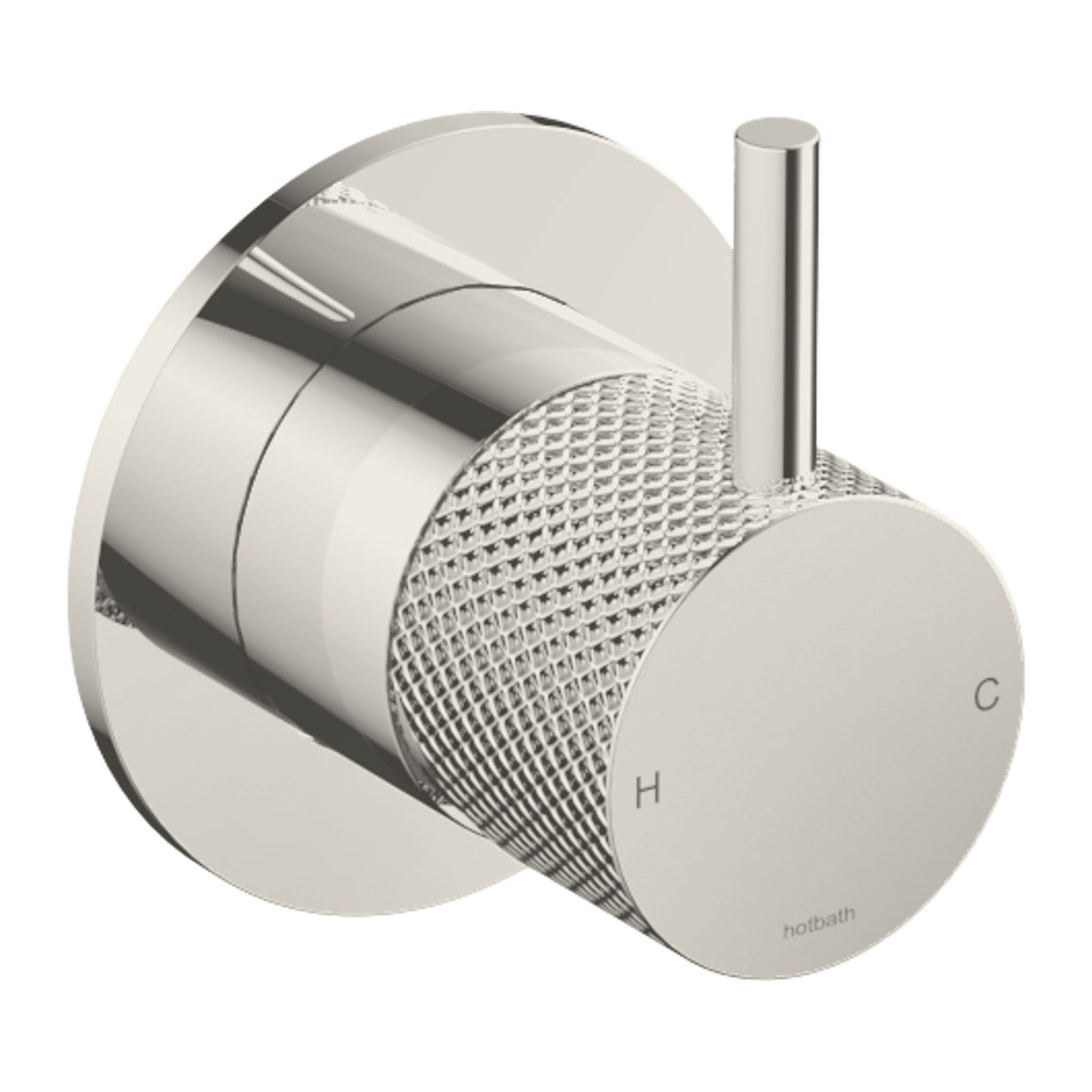 Hotbath Cobber X CX131 inbouw douchemengkraan Geborsteld nikkel productfoto (kleurimpressie)