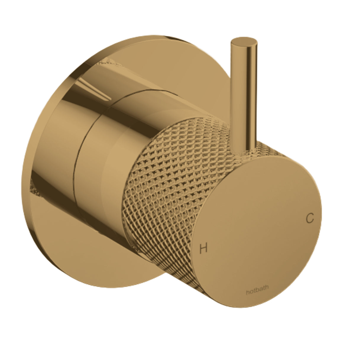 Hotbath Cobber X CX131 inbouw douchemengkraan Verouderd messing productfoto (kleurimpressie)