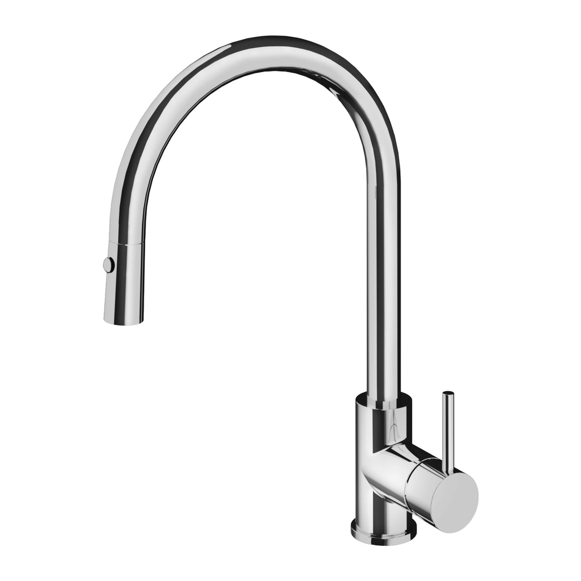 Hotbath Fellow FKM14 keukenmengkraan met uittrekbare handdouche Chroom productfoto