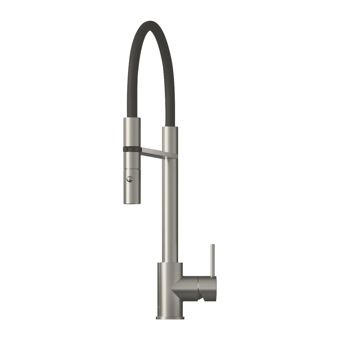 Hotbath Fellow FKM22 keukenmengkraan met uittrekbare handdouche Geborsteld nikkel productfoto (kleurimpressie)