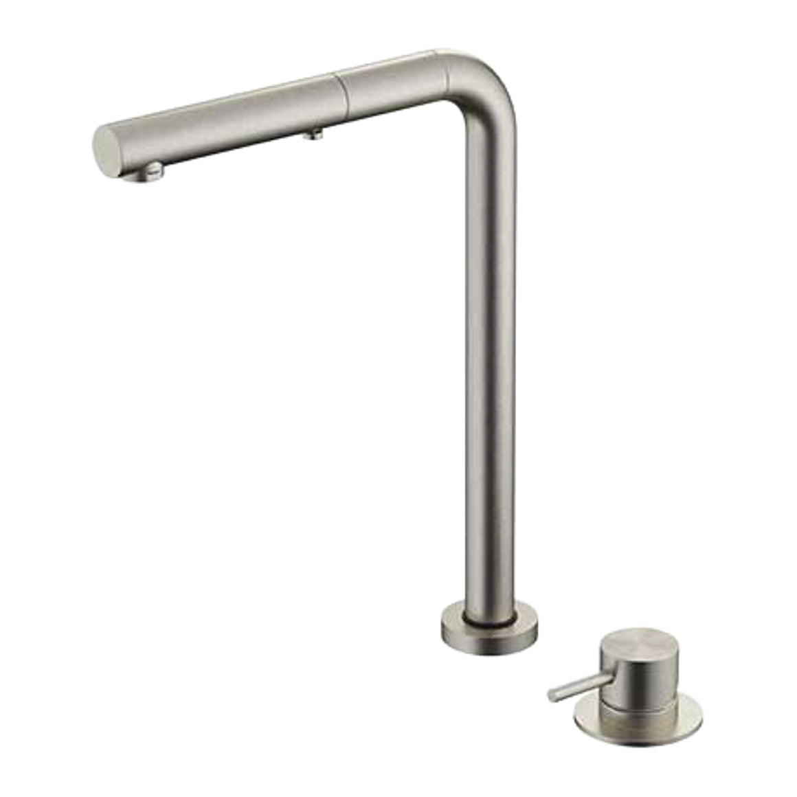 Hotbath Fellow FKM31 keukenmengkraan met draaibare uitloop Geborsteld RVS productfoto