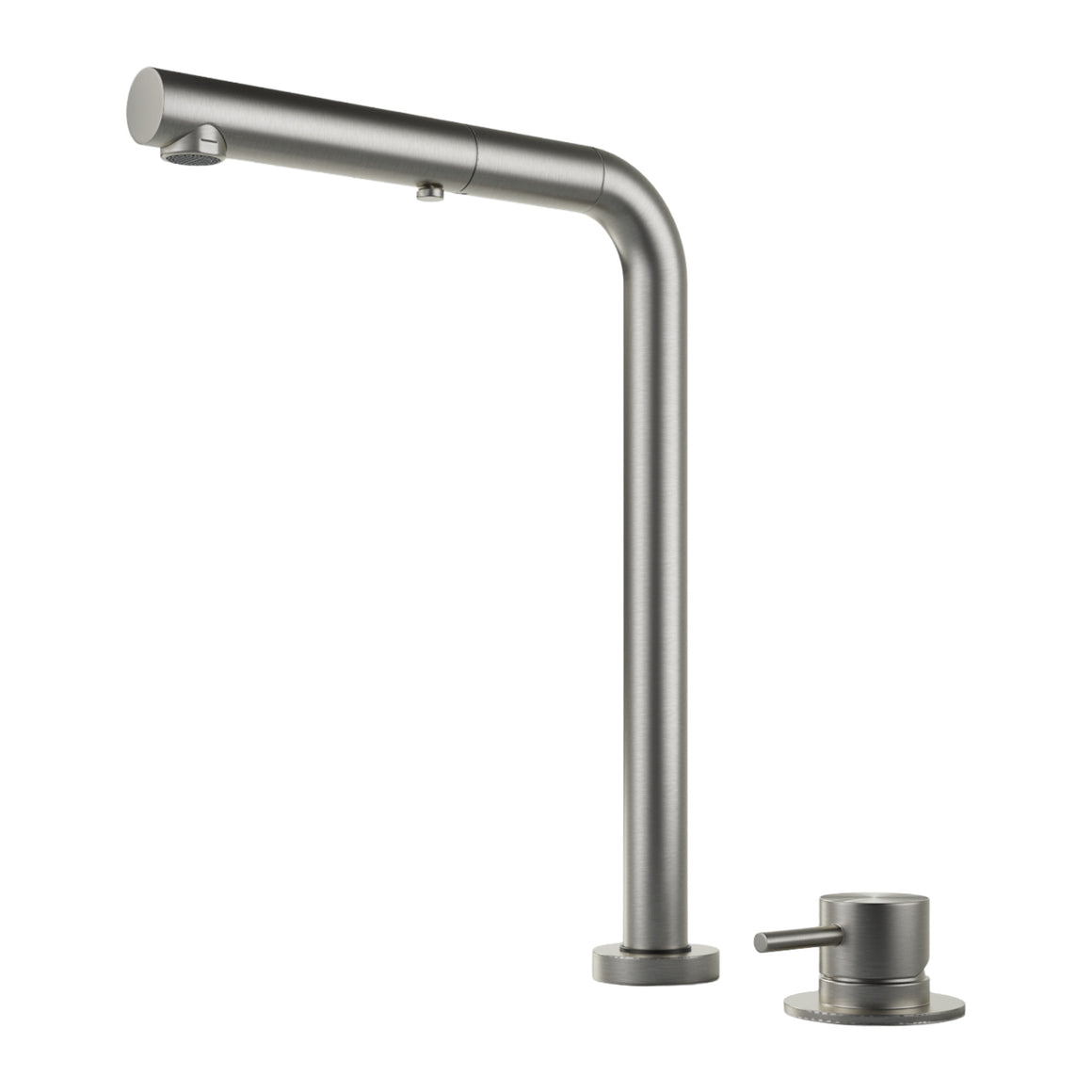 Hotbath Fellow FKM31 keukenmengkraan met draaibare uitloop Geborsteld RVS productfoto
