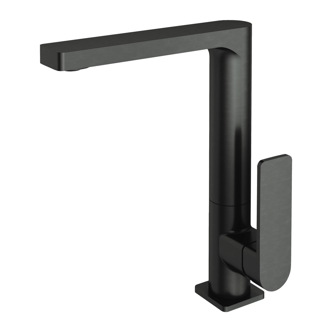 Hotbath Gal GL004 wastafelmengkraan met draaibare uitloop Geborsteld gunmetal PVD productfoto
