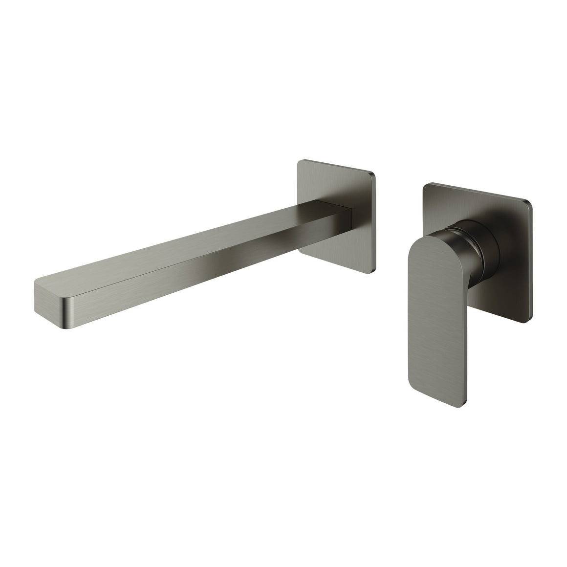 Hotbath Gal GL005 inbouw wastafelmengkraan met 18 cm uitloop Geborsteld nikkel productfoto