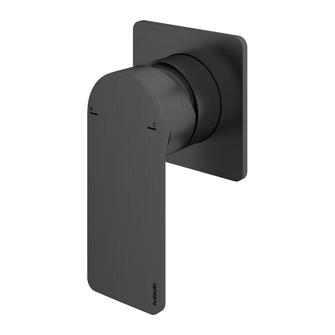 Hotbath Gal GL031 inbouw douchemengkraan Geborsteld gunmetal PVD productfoto