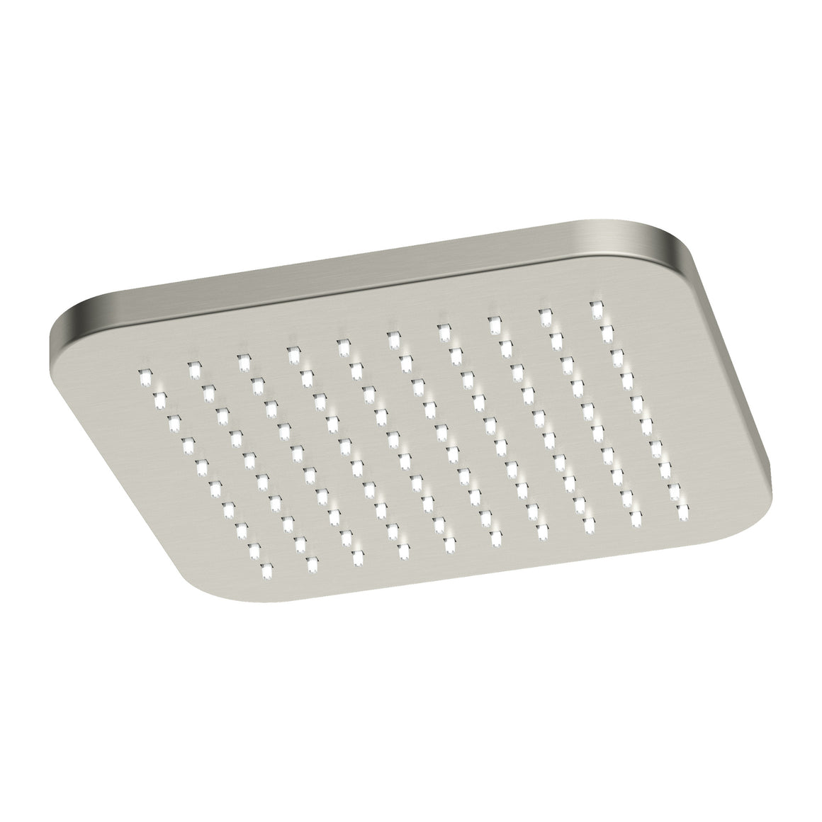 Hotbath Gal GL100 hoofddouche vierkant 22 cm Geborsteld nikkel productfoto