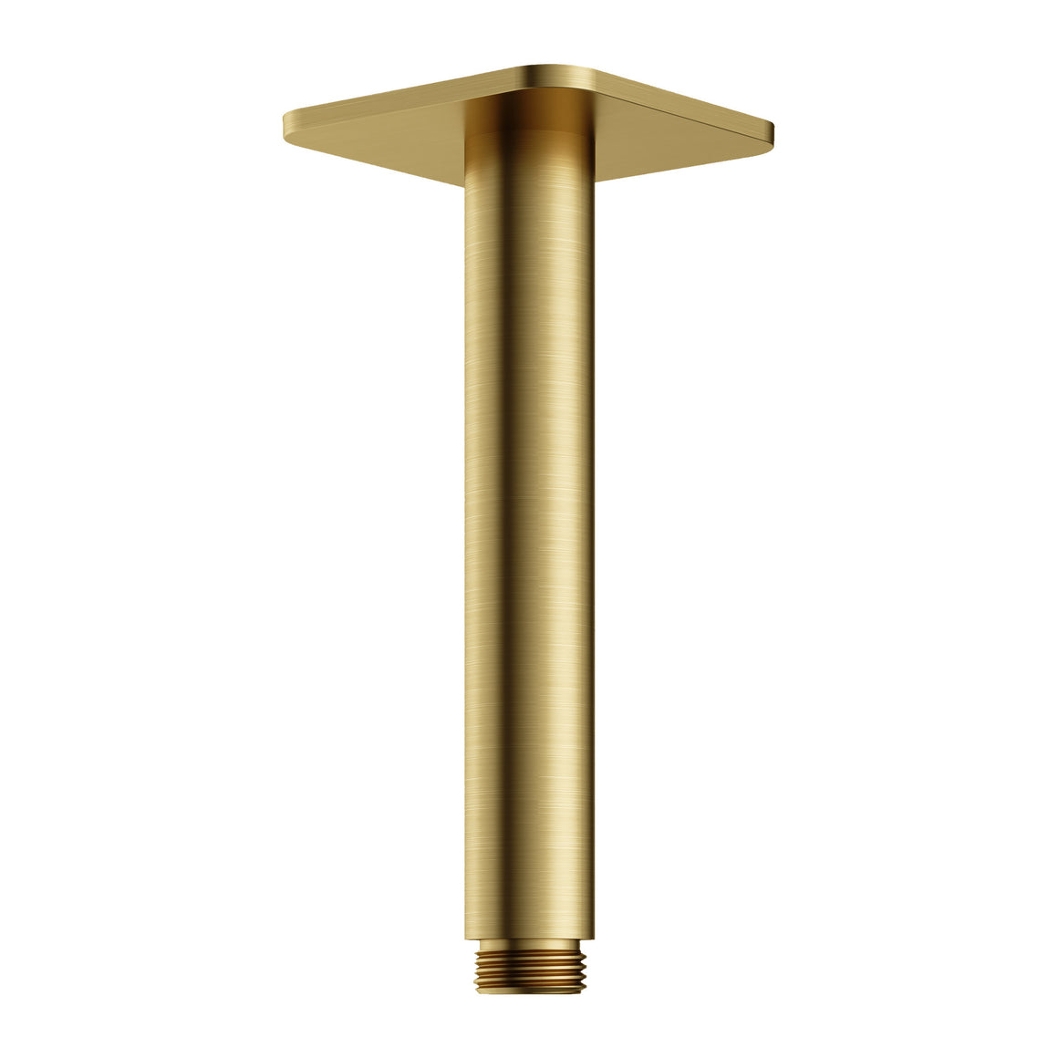 Hotbath Gal GL452 plafondbuis 15 cm Geborsteld messing PVD productfoto