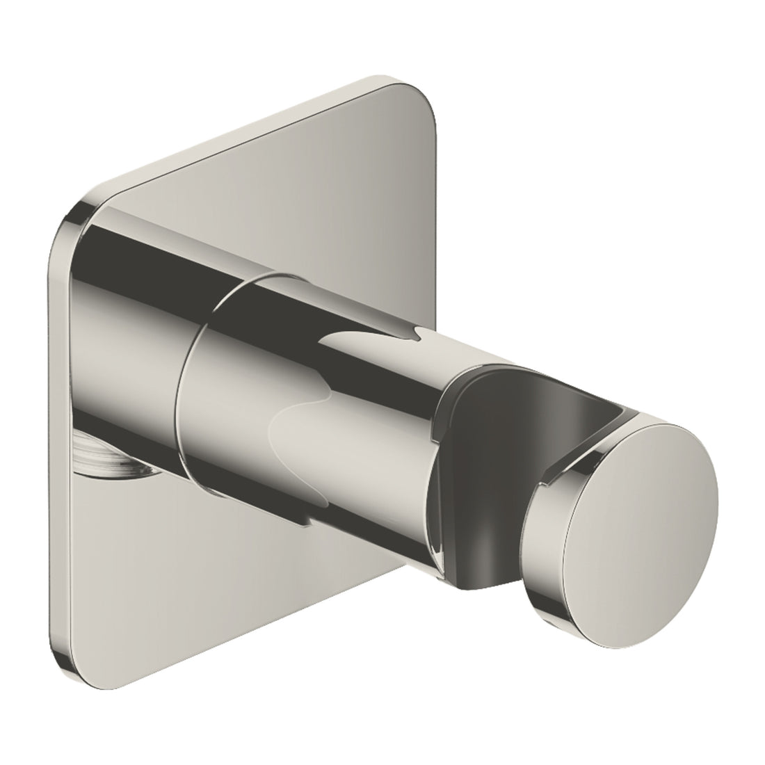 Hotbath Gal GL514 wandhouder voor handdouche Geborsteld nikkel productfoto (kleurimpressie)