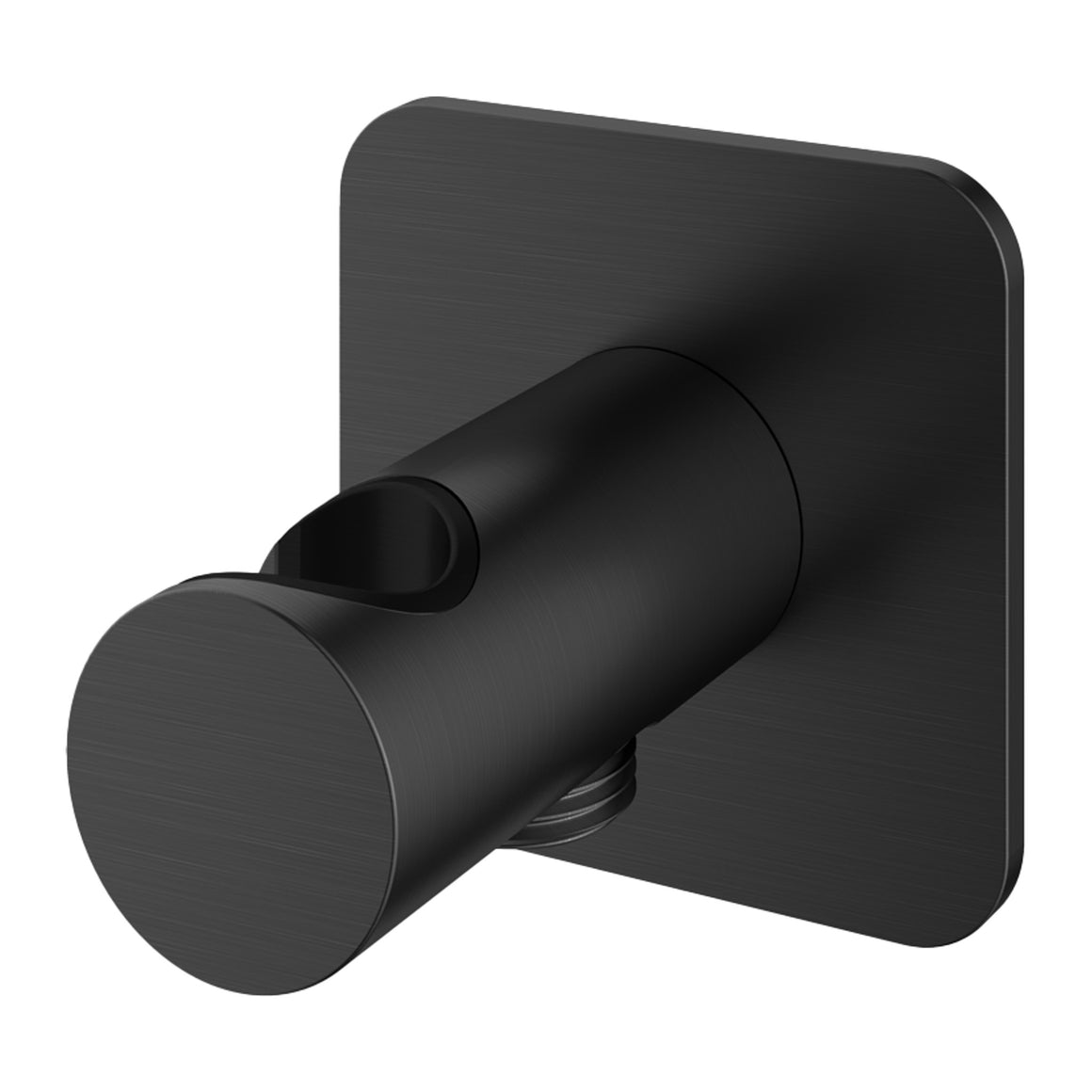 Hotbath Gal GL515 wandhouder met doucheaansluiting Geborsteld gunmetal PVD productfoto