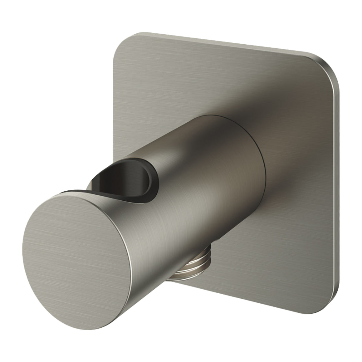 Hotbath Gal GL515 wandhouder met doucheaansluiting Geborsteld nikkel productfoto