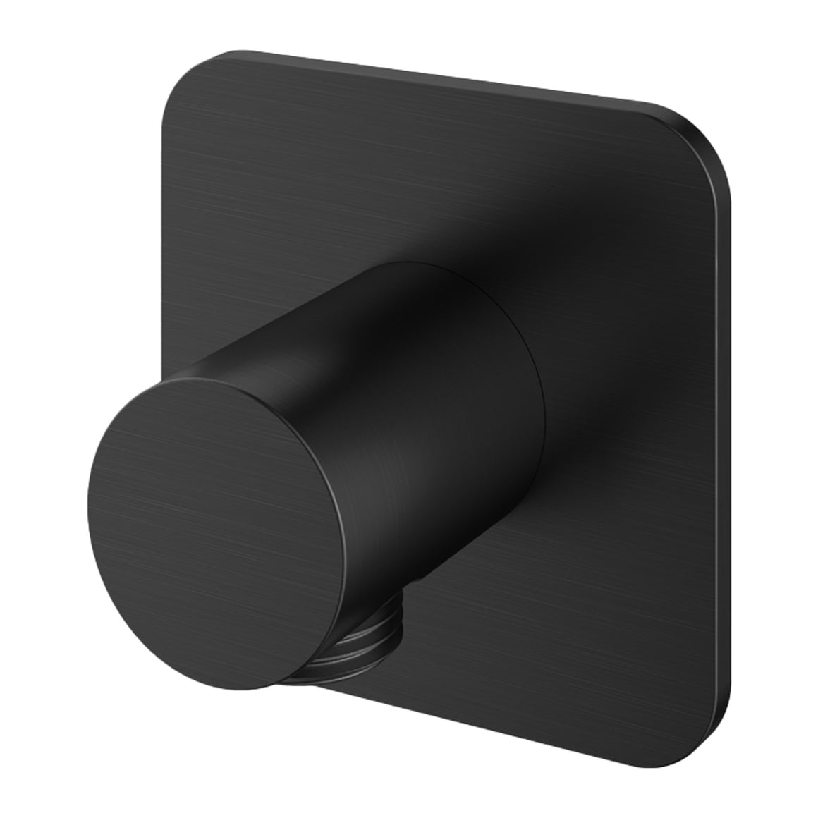 Hotbath Gal GL517 wandaansluitbocht (wanduitlaat) Geborsteld gunmetal PVD productfoto