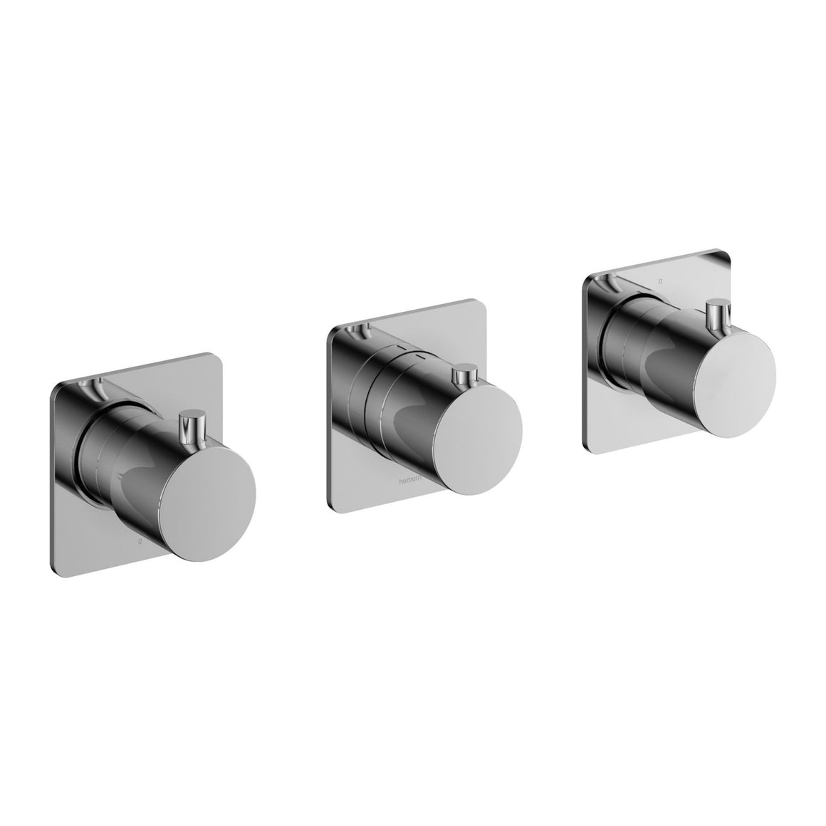 Hotbath Gal GL7067 inbouw douchethermostaat met 2 stopkranen Chroom productfoto