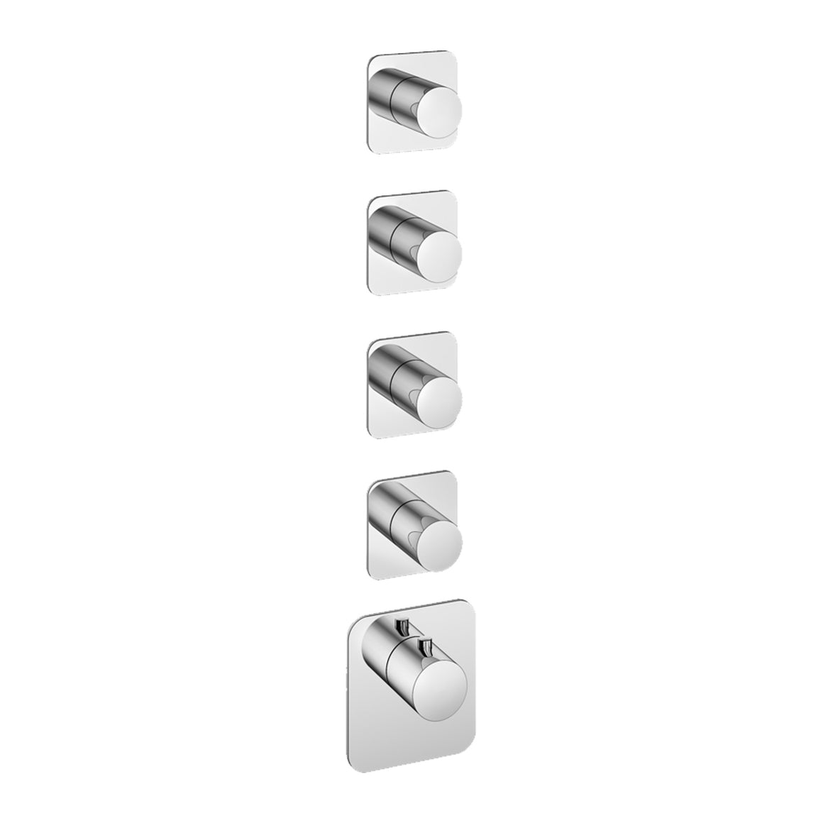 Hotbath Gal GLF011-015 High Flow inbouw thermostaat Chroom 4 stopkranen productfoto