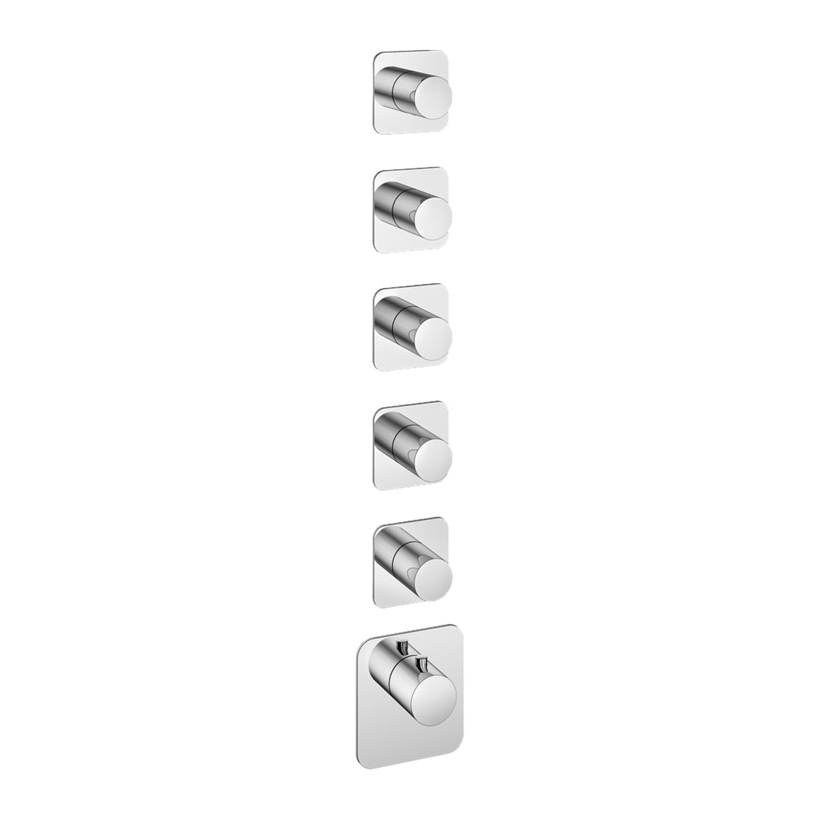 Hotbath Gal GLF011-015 High Flow inbouw thermostaat Chroom 5 stopkranen productfoto