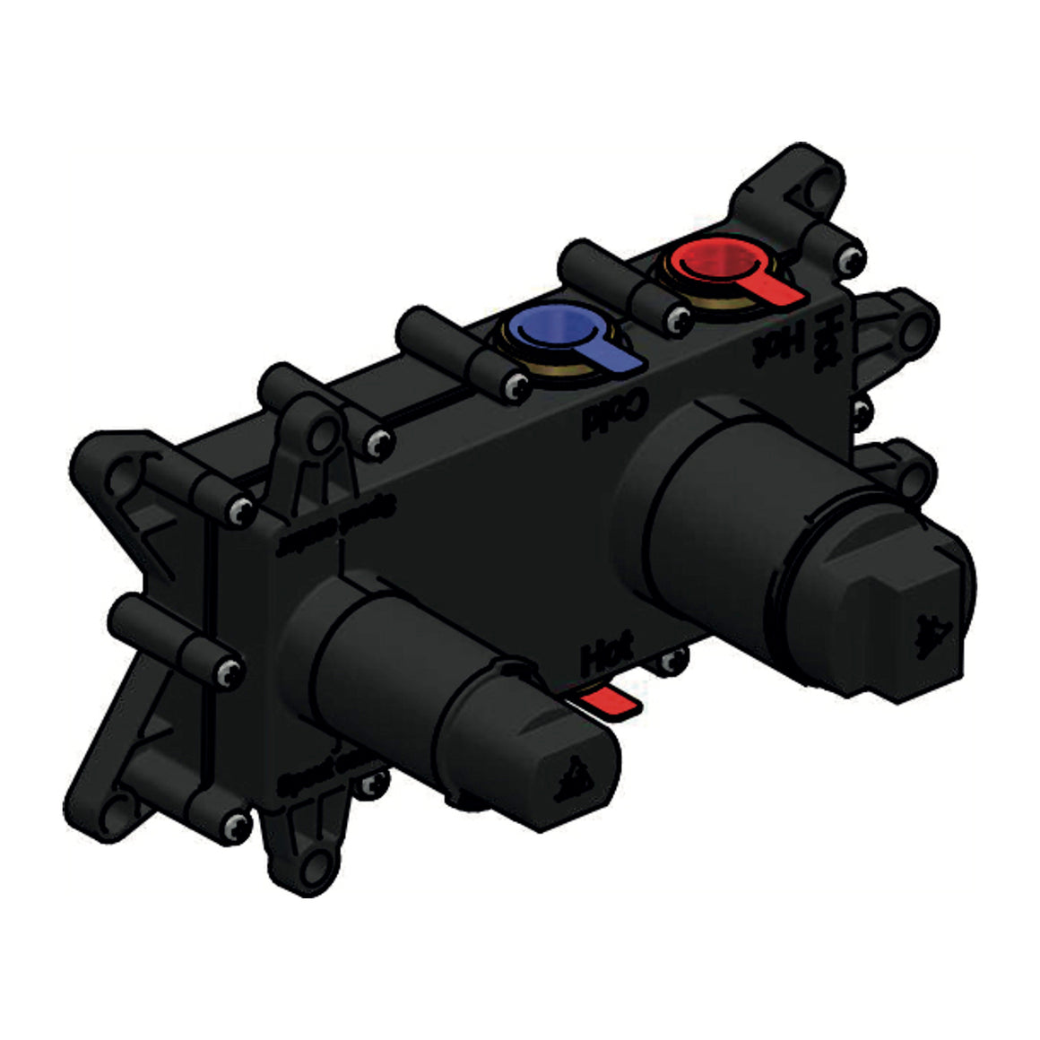 Hotbath Gal HBGL005 inbouwdeel voor inbouw wastafelkraan GL005 productfoto