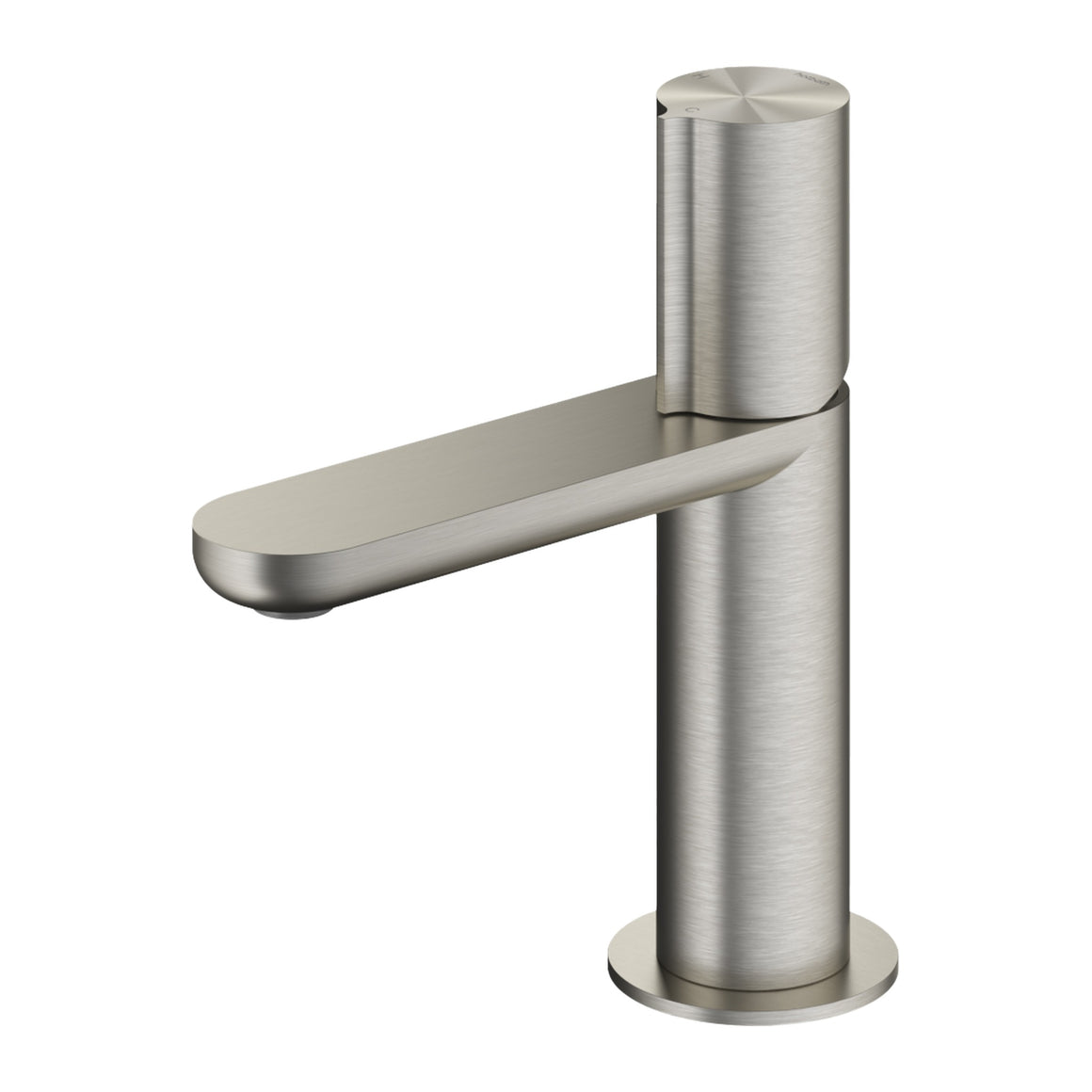 Hotbath Gent GT003 wastafelmengkraan laag geborsteld RVS productfoto