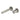 Hotbath Gent GT105 inbouw wastafelmengkraan 2-gats (afbouwdeel) geborsteld RVS productfoto