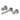 Hotbath Gent GT105T inbouw wastafelmengkraan 3-gats (afbouwdeel) geborsteld RVS productfoto