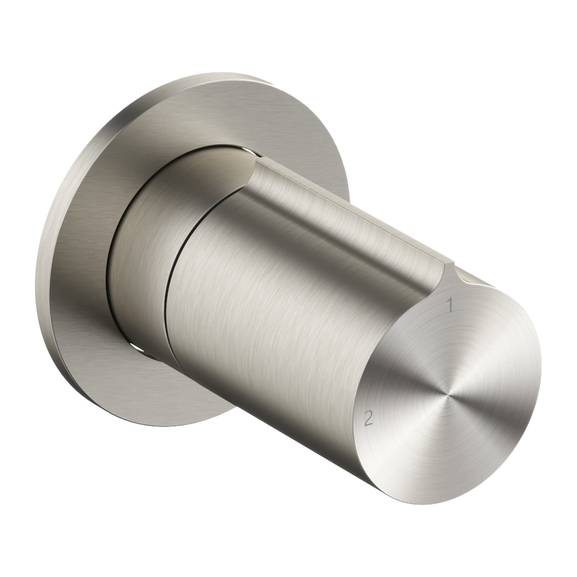 Hotbath Gent GT111 inbouw 2-weg omstel (afbouwdeel) geborsteld RVS productfoto